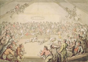 犬の戦い 作： Thomas Rowlandson